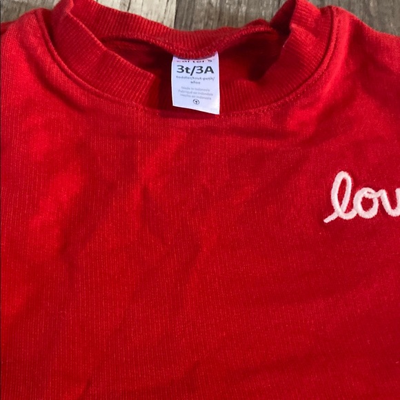 Red Dress with Heart Pattern - Picture 4 of 7